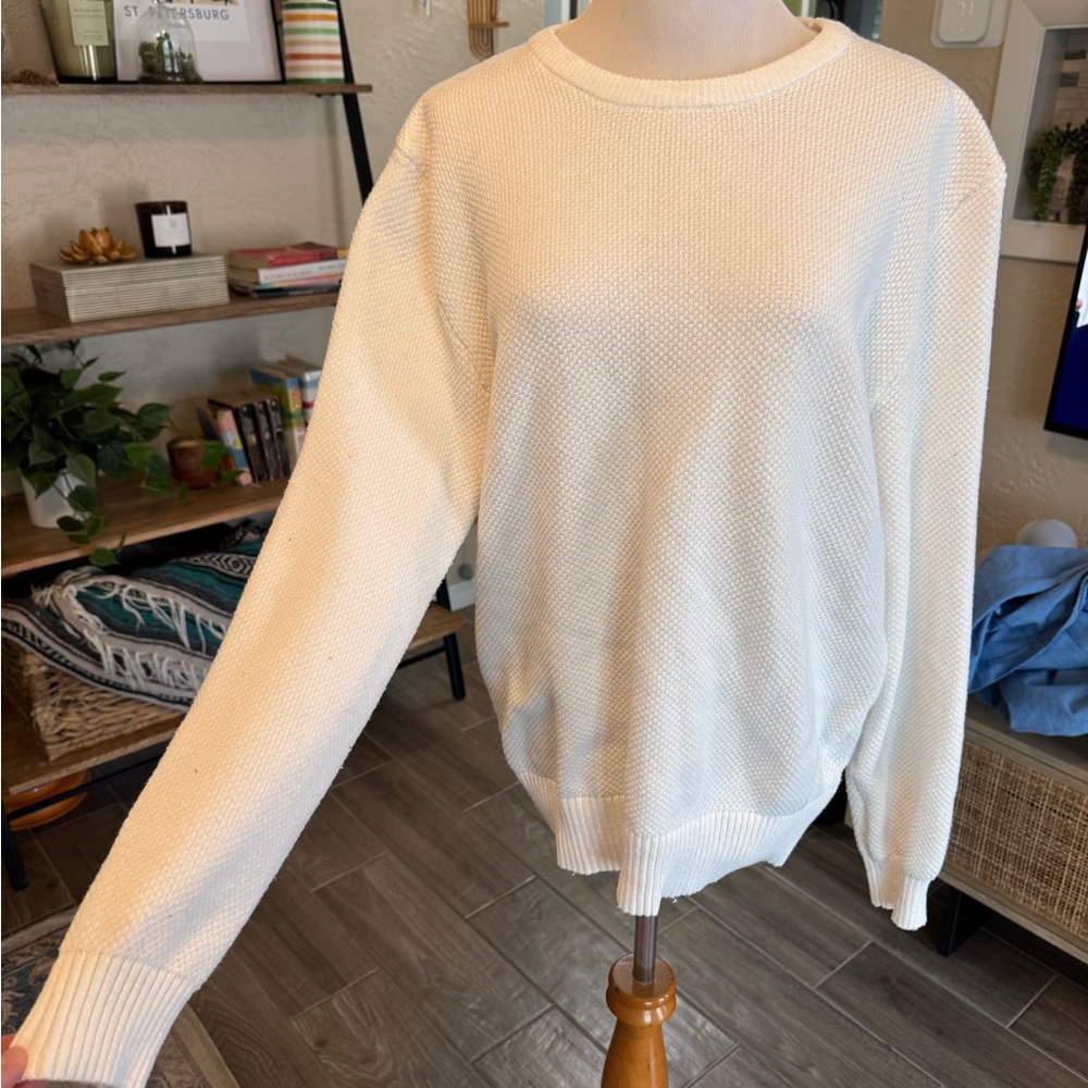 Recycled Polyester Sweater - Sz L (super soft!)